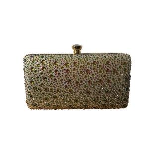 Women Handbag Clutch Purse Wedding Party Rhinestone Glitter Crystal Small